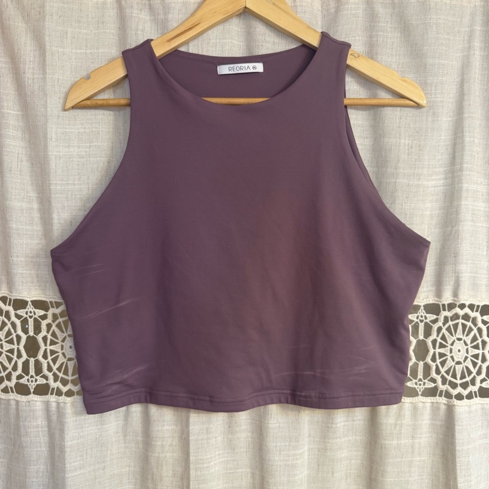 Women's Mauve Crop Top